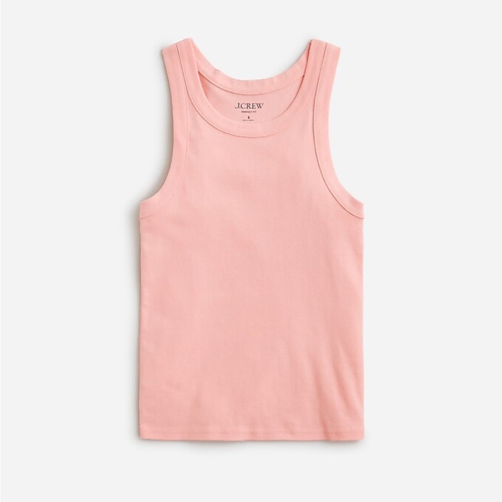 J.Crew Perfect-Fit High-Neck Tank Top